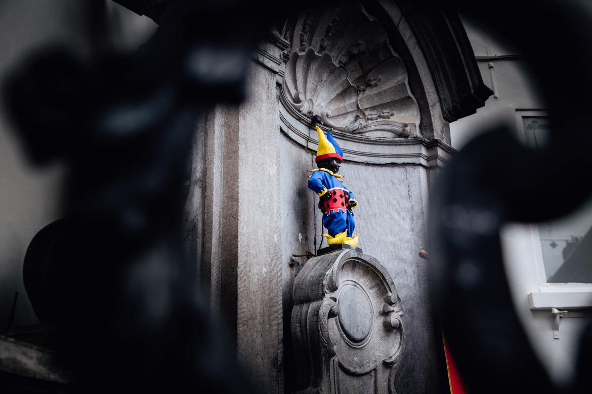 Manneken Pis devient Joker