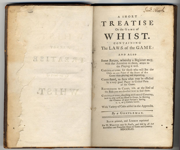 Boek 'A short treatise on the game of whist